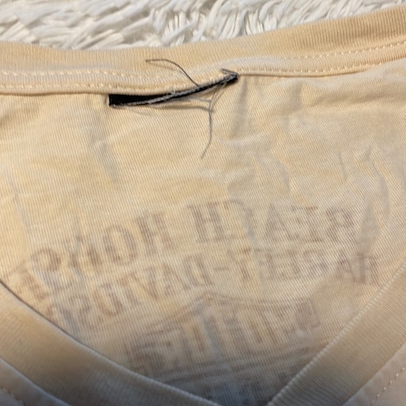 Womens  Harley  Davidson, color block bling, canvas, shirt, small - Picture 7 of 8